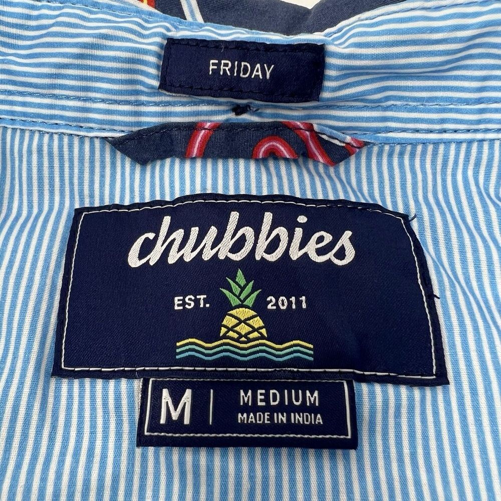 Chubbies Friday Performance Button Down Shirt Men… - image 4